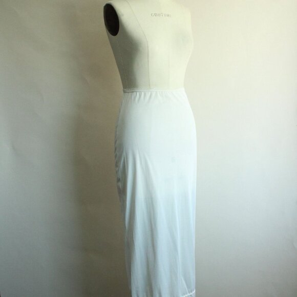 Vintage 1960s Half Slip, American Maid White Nylon, Size Petite - Picture 3 of 10